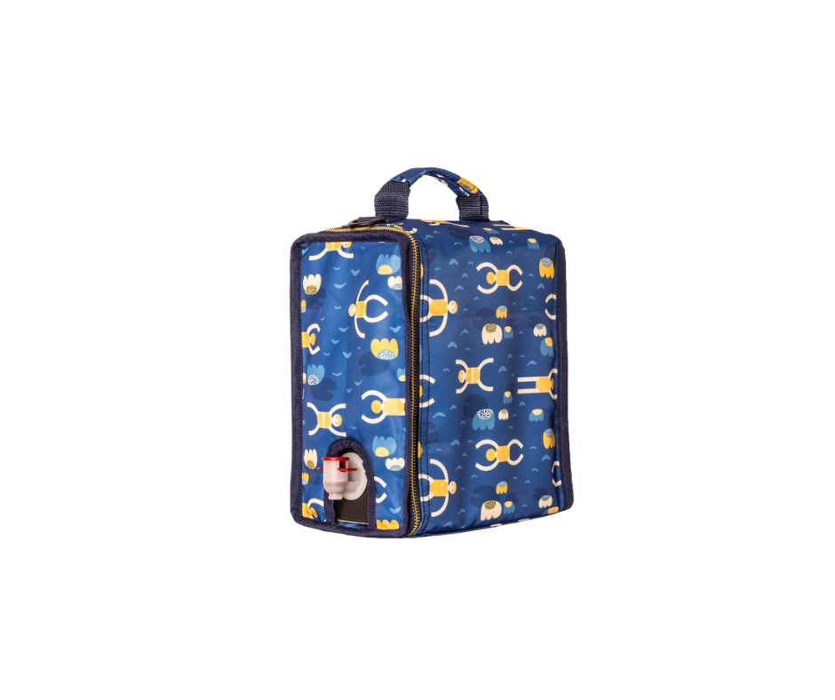 Bag in box väska med motiv simma