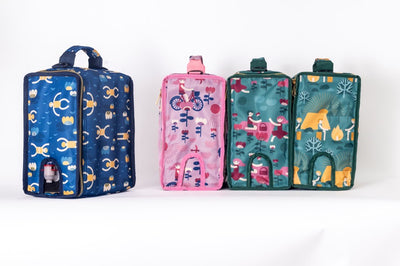 Bag in box väskor med olika motiv