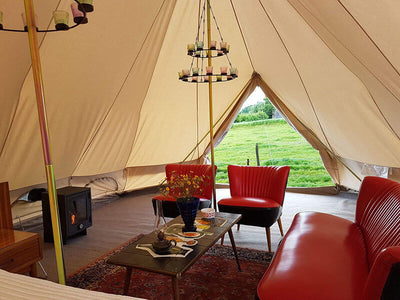 Ljuskrona för glampingtält- dubbel