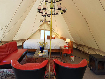 Ljuskrona för glampingtält- dubbel